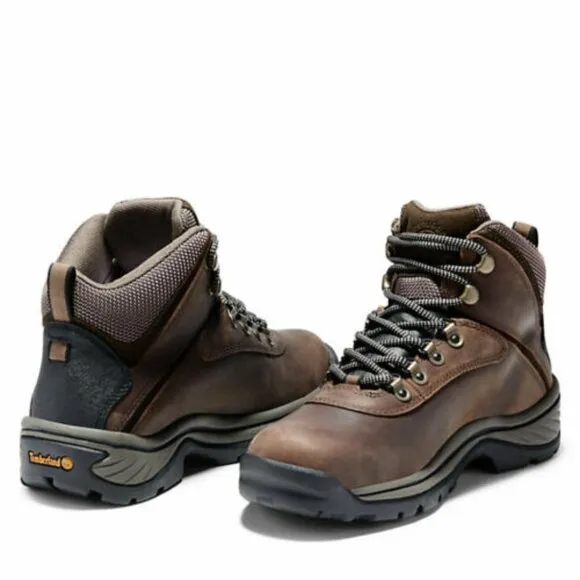 Timberland Women's White Ledge Waterproof Dk Brown Full Grain Hiking Boots 12668