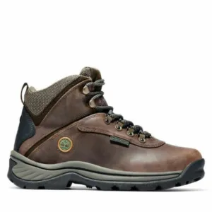 Timberland Women's White Ledge Waterproof Dk Brown Full Grain Hiking Boots 1266