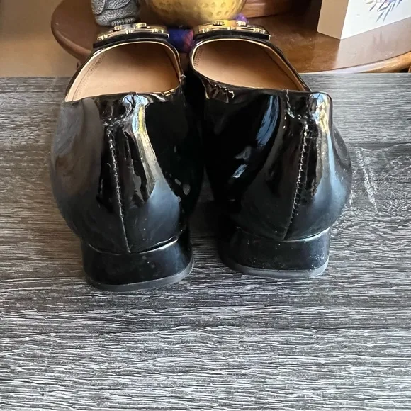Tory burch Gigi Blsck Patent Leather Pumps US5.5