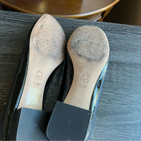 Tory burch Gigi Blsck Patent Leather Pumps US5.5