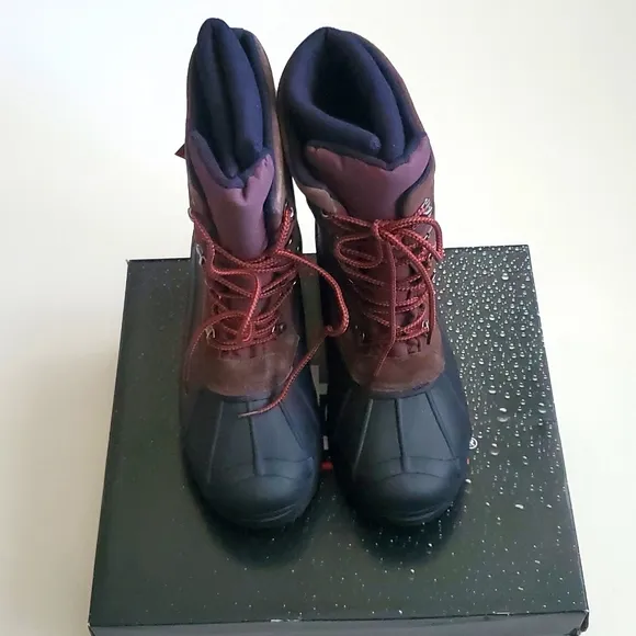 totes Briggs Men's Waterproof Snow Boots