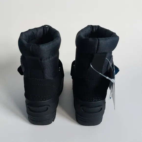 Totes Taelor toddlers Boys waterprof winter boots black size 6T