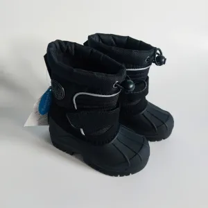 Totes Taelor toddlers Boys waterprof winter boots black size 6T