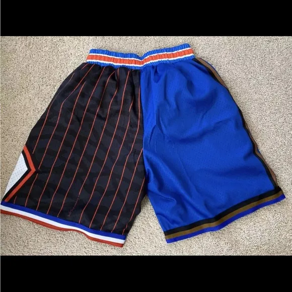 Trillest Establishment &quot;Be Like Mike&quot; Swingman Shorts Red Blue Mens Size Medium