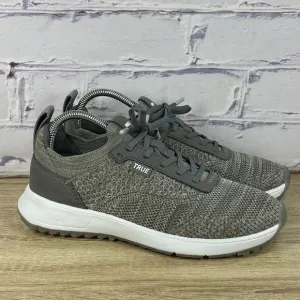 True Linkswear All Day Knit III Men's 8 Women's 9.5 Gray Spikeless Golf Shoes