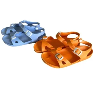 TWO PAIR BIRKENSTOCK RIO KIDS EVA SANDALS SIZE 34