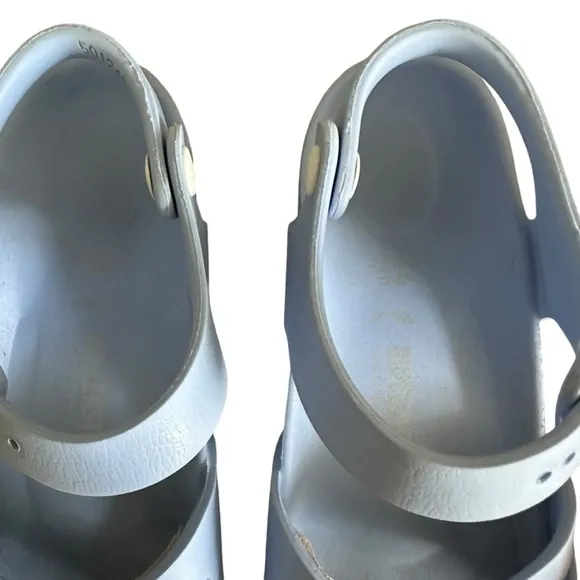 TWO PAIR BIRKENSTOCK RIO KIDS EVA SANDALS SIZE 34