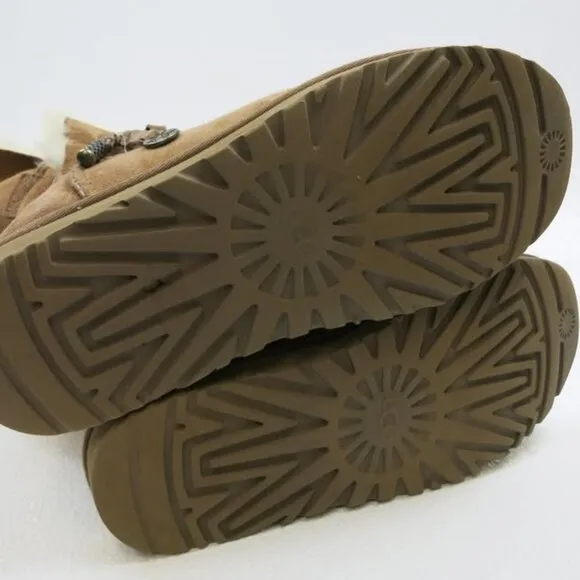 UGG Australia Insulated Bailey Button Boots Winter Shoes sz 7
