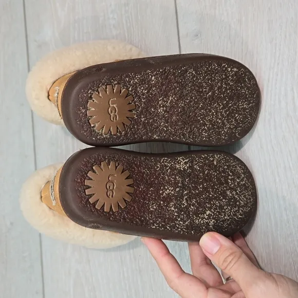 Ugg Australia Jorie II Kids Girl Leather Sheepskin Boots shoes sz 8 Toddler