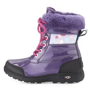 UGG Butte II Purple Fold Over Waterproof Boots US Size 1