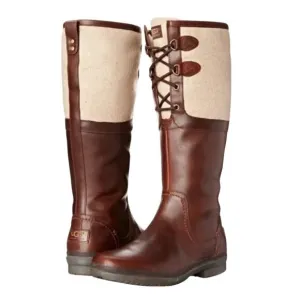 UGG Elsa Waterproof Leather Boots Size 5