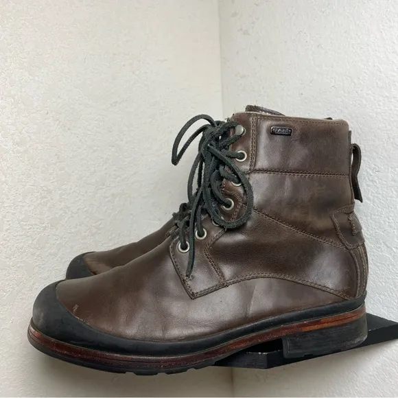 Ugg hamric brown leather waterproof boots