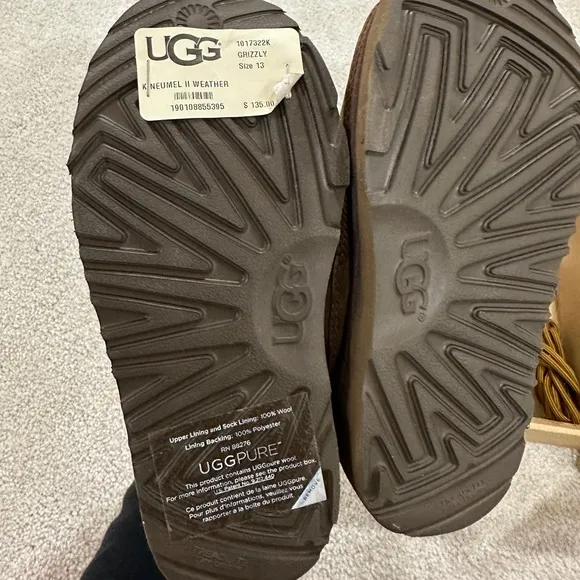 UGG kids brand new boots - little kids US 13 waterproof