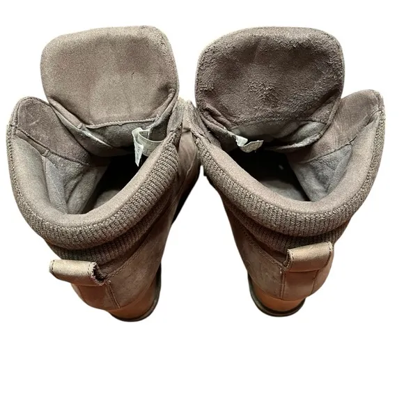 UGG Kriston Waterproof Wedge Bootie - Brown Size 9