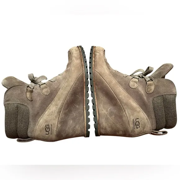 UGG Kriston Waterproof Wedge Bootie - Brown Size 9
