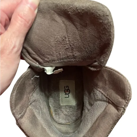 UGG Kriston Waterproof Wedge Bootie - Brown Size 9