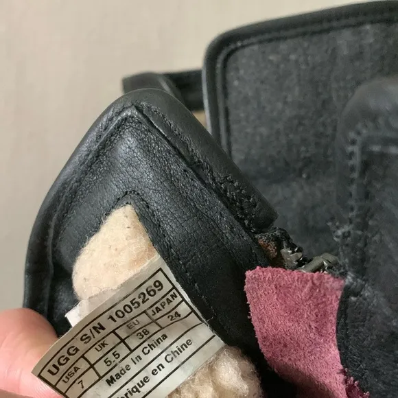 UGG Simmens Black Waterproof Boots