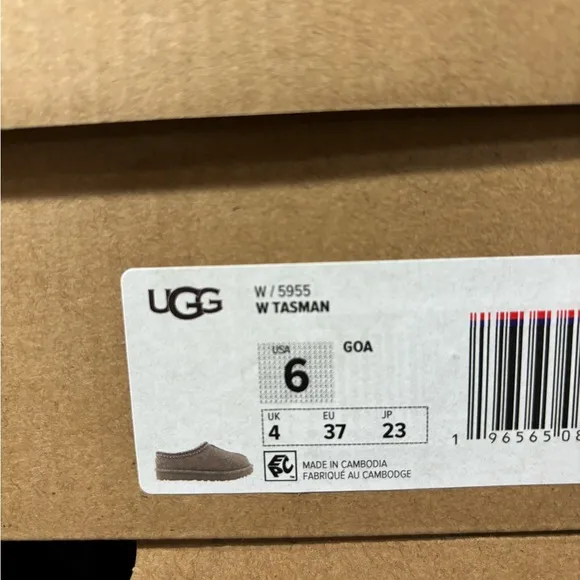 Ugg Tasman Slipper Goat NWT Women Size 6-11 authentic RARE NIB Shoes