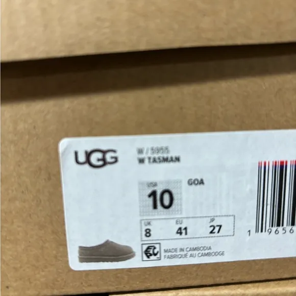 Ugg Tasman Slipper Goat NWT Women Size 6-11 authentic RARE NIB Shoes