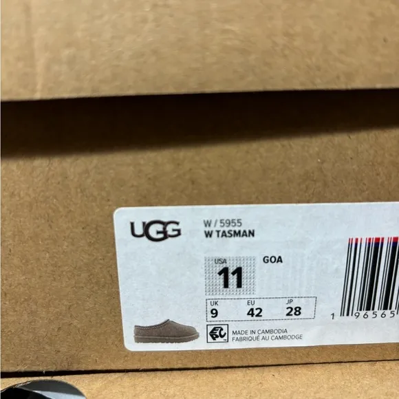 Ugg Tasman Slipper Goat NWT Women Size 6-11 authentic RARE NIB Shoes