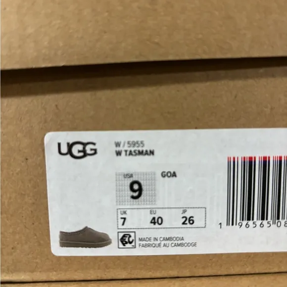 Ugg Tasman Slipper Goat NWT Women Size 6-11 authentic RARE NIB Shoes