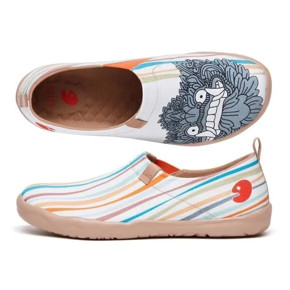 UIN Men's Walking Shoes Slip On Loafers (Barong Mask Toledo I Men)