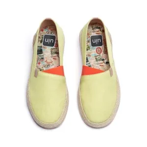 UIN Women's Espadrilles Walking Casual Shoes (Marbella Pale Green)New No Box