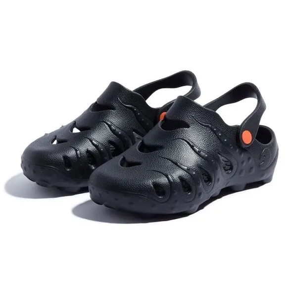 UIN Women's Garden Shoes Beach Outdoor Slippers Sandals (Ink Black Octopus I )