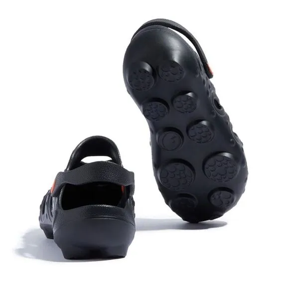 UIN Women's Garden Shoes Beach Outdoor Slippers Sandals (Ink Black Octopus I )