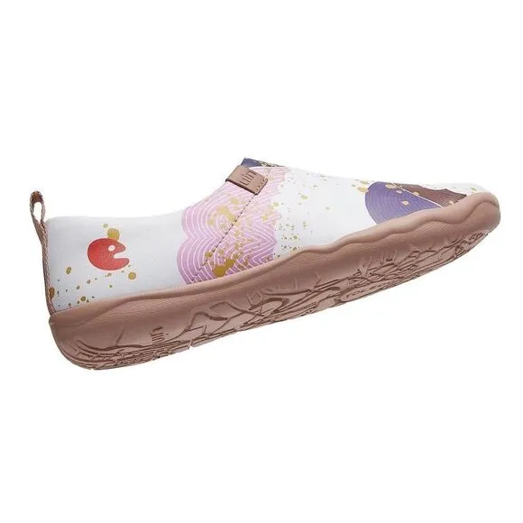 UIN Women's Walking Shoes Microfiber Casual Comfort shoe(Misty Mountains)No Box
