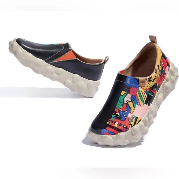 UIN Women's Travel Walking Shoes Casual Lightweight Sneaker (Modern Symphony)
