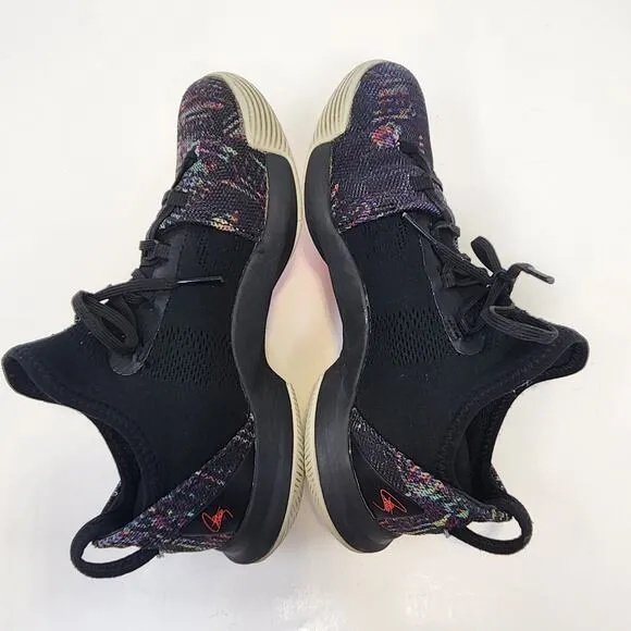 Under Armour Curry 5 Youth Basketball Shoe Athletic Sneakers Size 3Y Black Pink