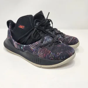 Under Armour Curry 5 Youth Basketball Shoe Athletic Sneakers Size 3Y Black Pink