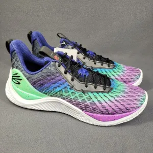 Under Armour Curry Flow 10 Low Basketball Shoes Mens 16‎ Northern Lights Purple
