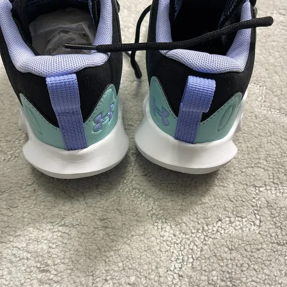 Under Armour Flow Breakthru 4 SOS Shoes Women Sports Blue Black 8 3026833-300