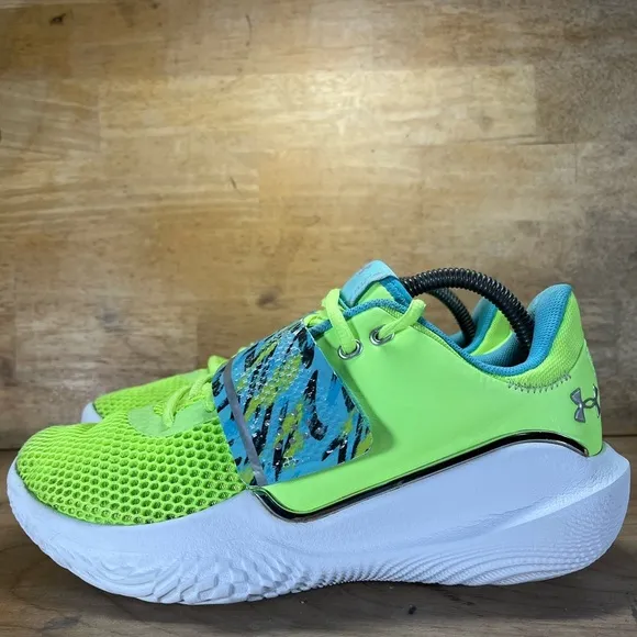 Under Armour Flow FUTR X Mens Size 8.5 Basketball Shoes Sneakers Green Camo