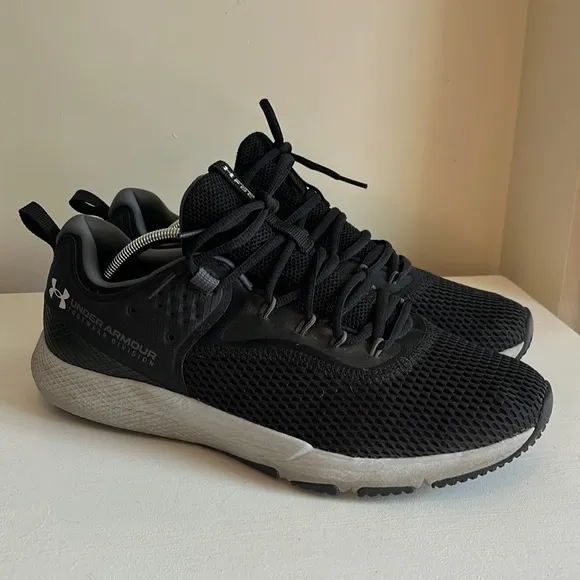 Under Armour Men's Black Charged Focus Training Athletic Sneaker Shoes Size 12