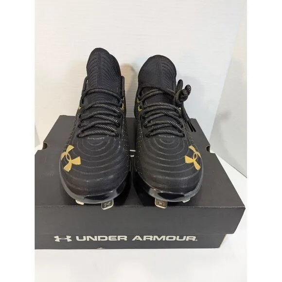 Under Armour UA Harper 4‎ Low ST Baseball Cleats 3023333-004 Black Men's Size 9
