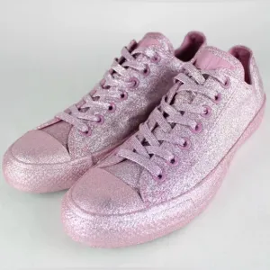 Unisex Converse All Star Low Top Fashionable Lifestyle Sneakers Shimmering Pink