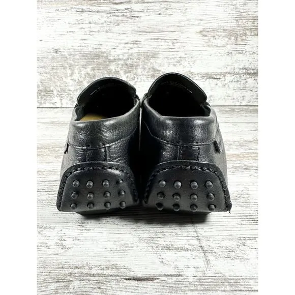 UNWORN Men's Cole Haan Grant Canoe Black Penny Loafer Driving Shoes Sz 10.5M