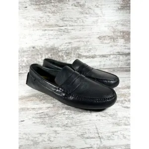 UNWORN Men's Cole Haan Grant Canoe Black Penny Loafer Driving Shoes Sz 10.5M