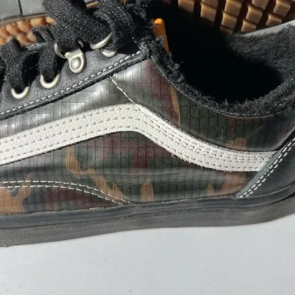 Vans All Weather Old Skool MTE Shoes Camo Black Size 8.5