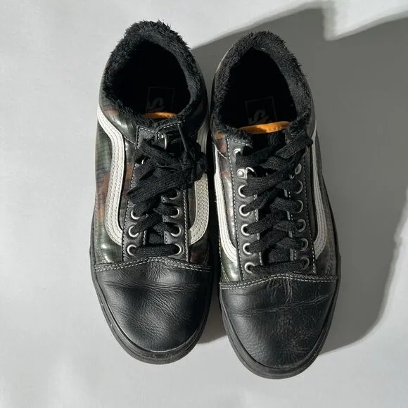 Vans All Weather Old Skool MTE Shoes Camo Black Size 8.5