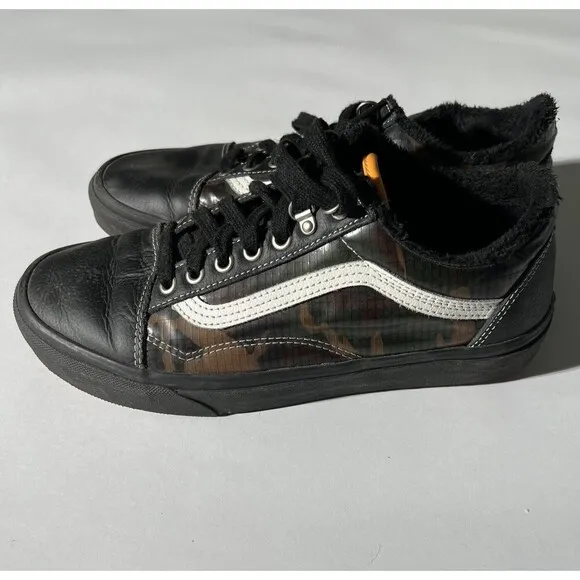 Vans All Weather Old Skool MTE Shoes Camo Black Size 8.5