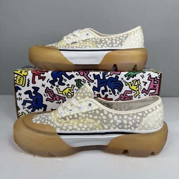 Vans Authentic DX Modular ‘Swap It’ White Dots Mesh Skate Shoes Women's Size 6.5