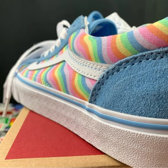 Vans Old Skool Wavy Rainbow Womens Various Sizes