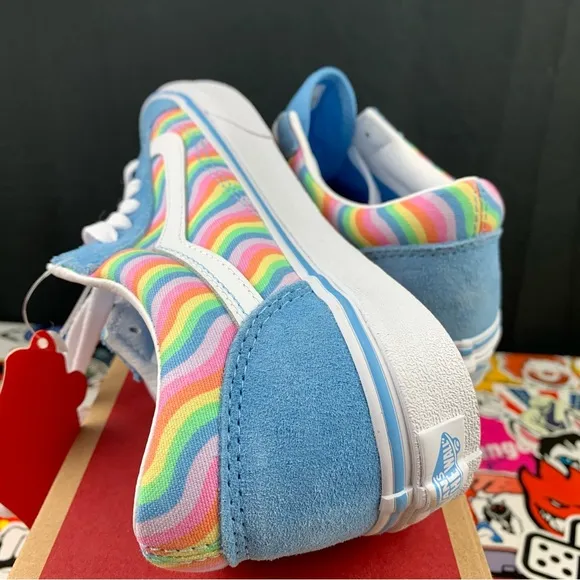 Vans Old Skool Wavy Rainbow Womens Various Sizes