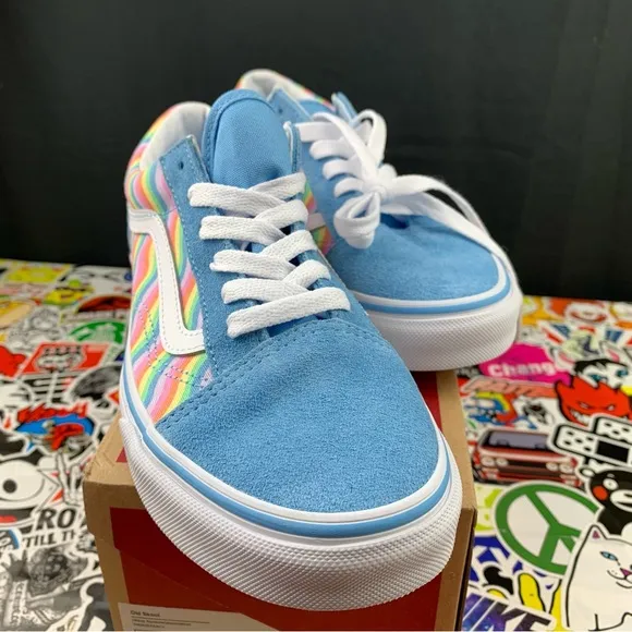 Vans Old Skool Wavy Rainbow Womens Various Sizes