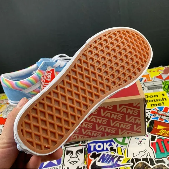 Vans Old Skool Wavy Rainbow Womens Various Sizes