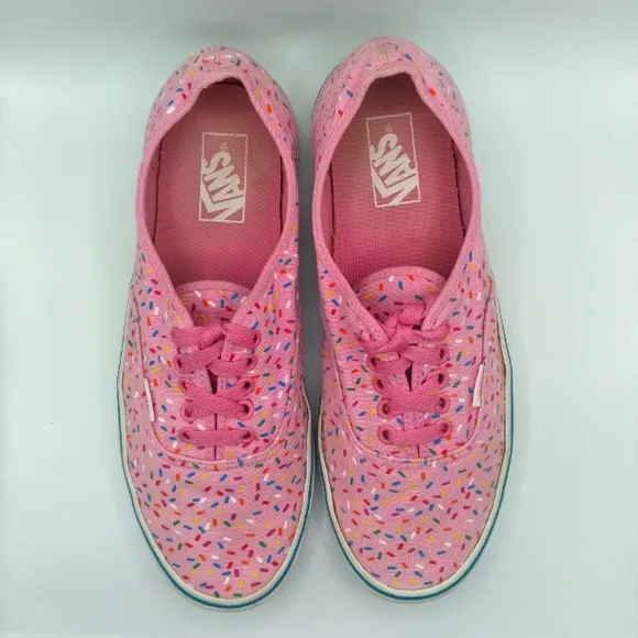 Vans RARE Pink Frosted Donut Sprinkle Sneakers
